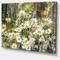 Designart - Daisies Flowers Under the Window - Floral Art Canvas Print